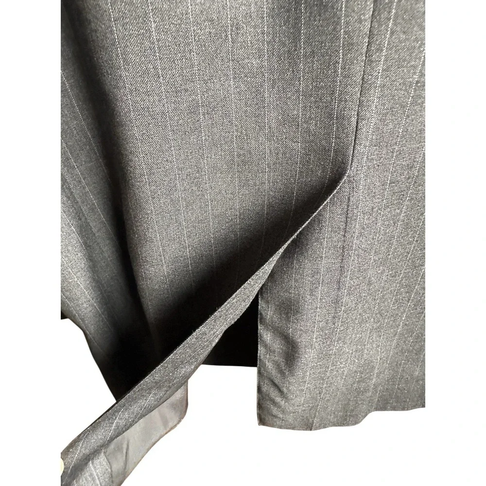 Ralph Lauren Men Total Comfort Suit Separates Jacket Gray Stripe Wool 42Reg $325